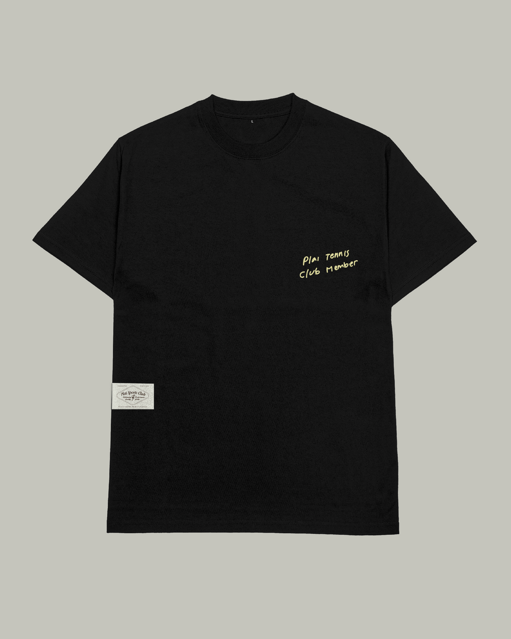Unisex "Tennis Club" Shirt in Black