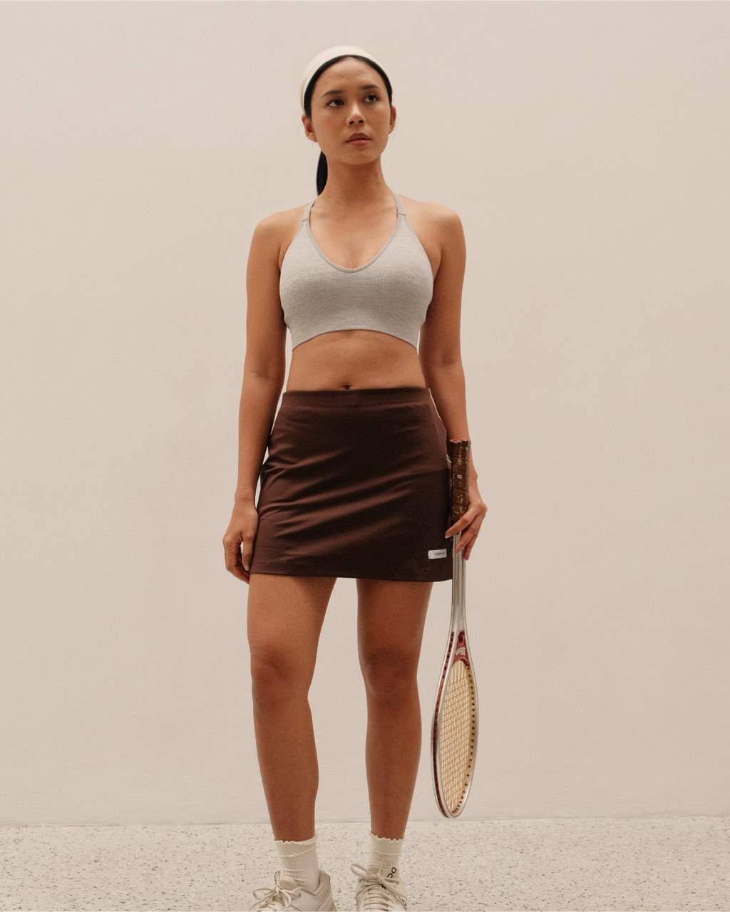 Court Skirt in Chocolate