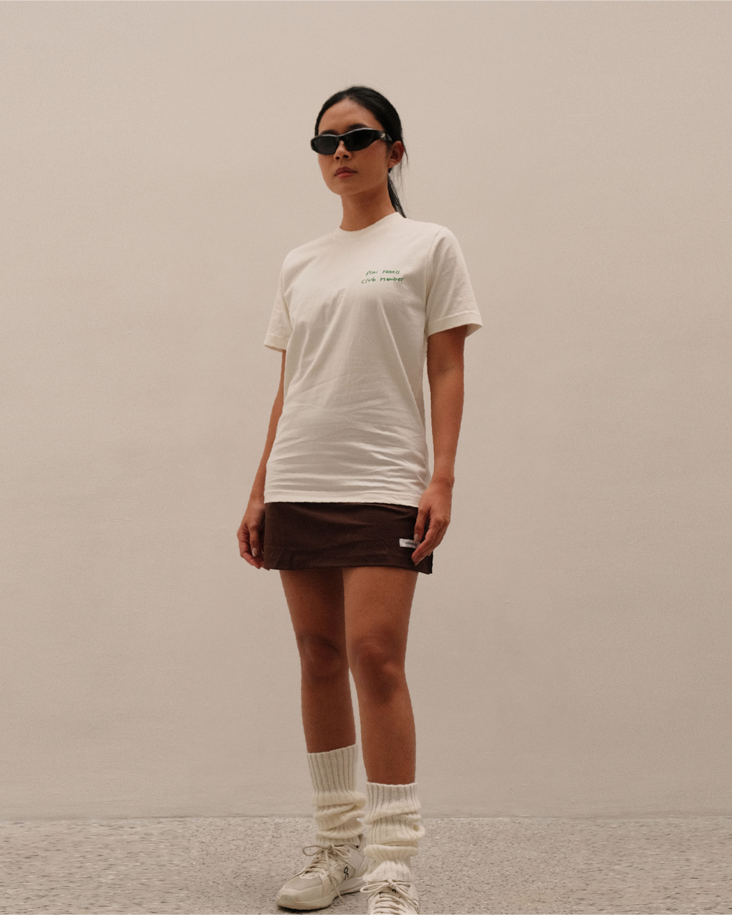 Unisex "Tennis Club" Shirt in Broken White
