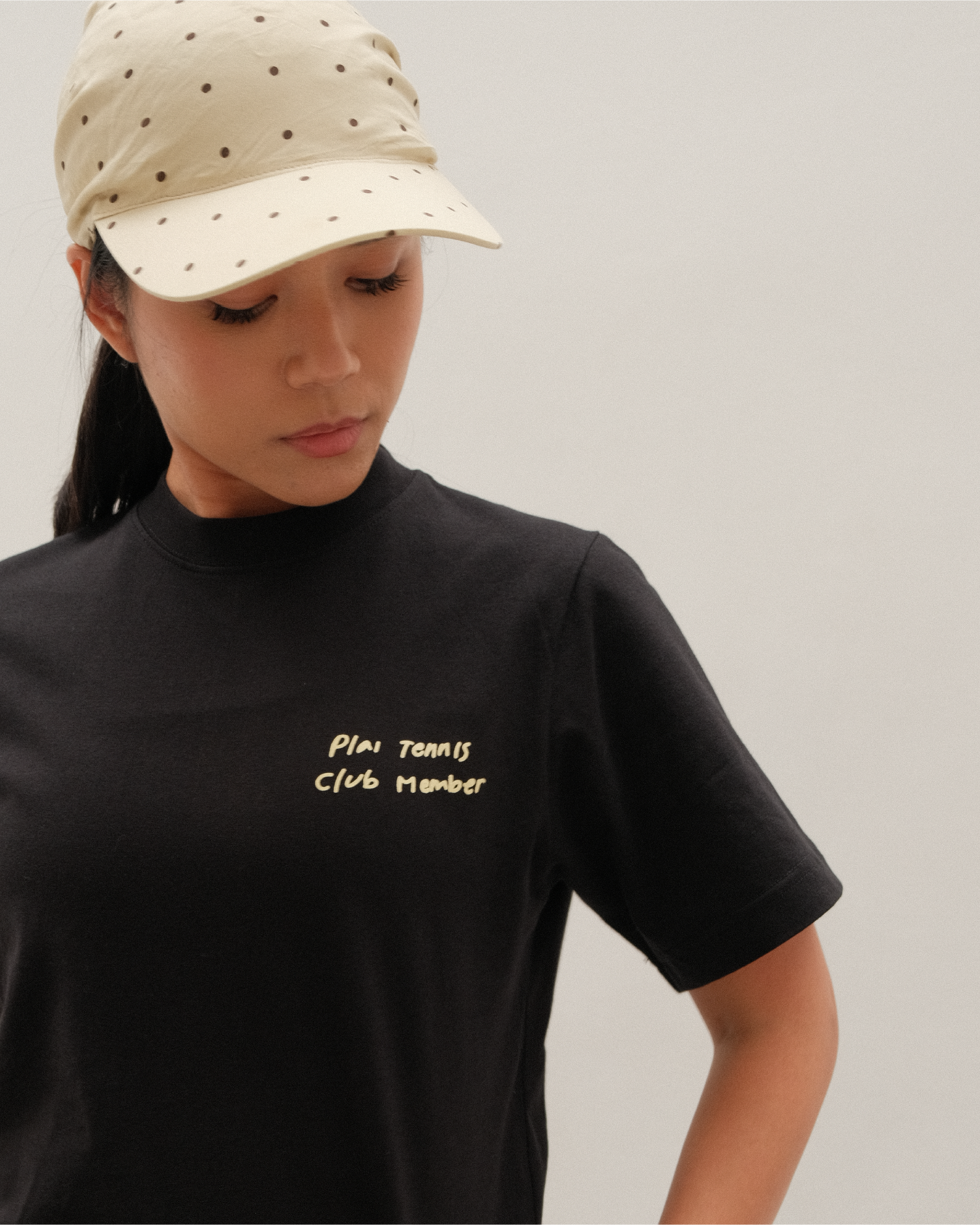 Unisex "Tennis Club" Shirt in Black
