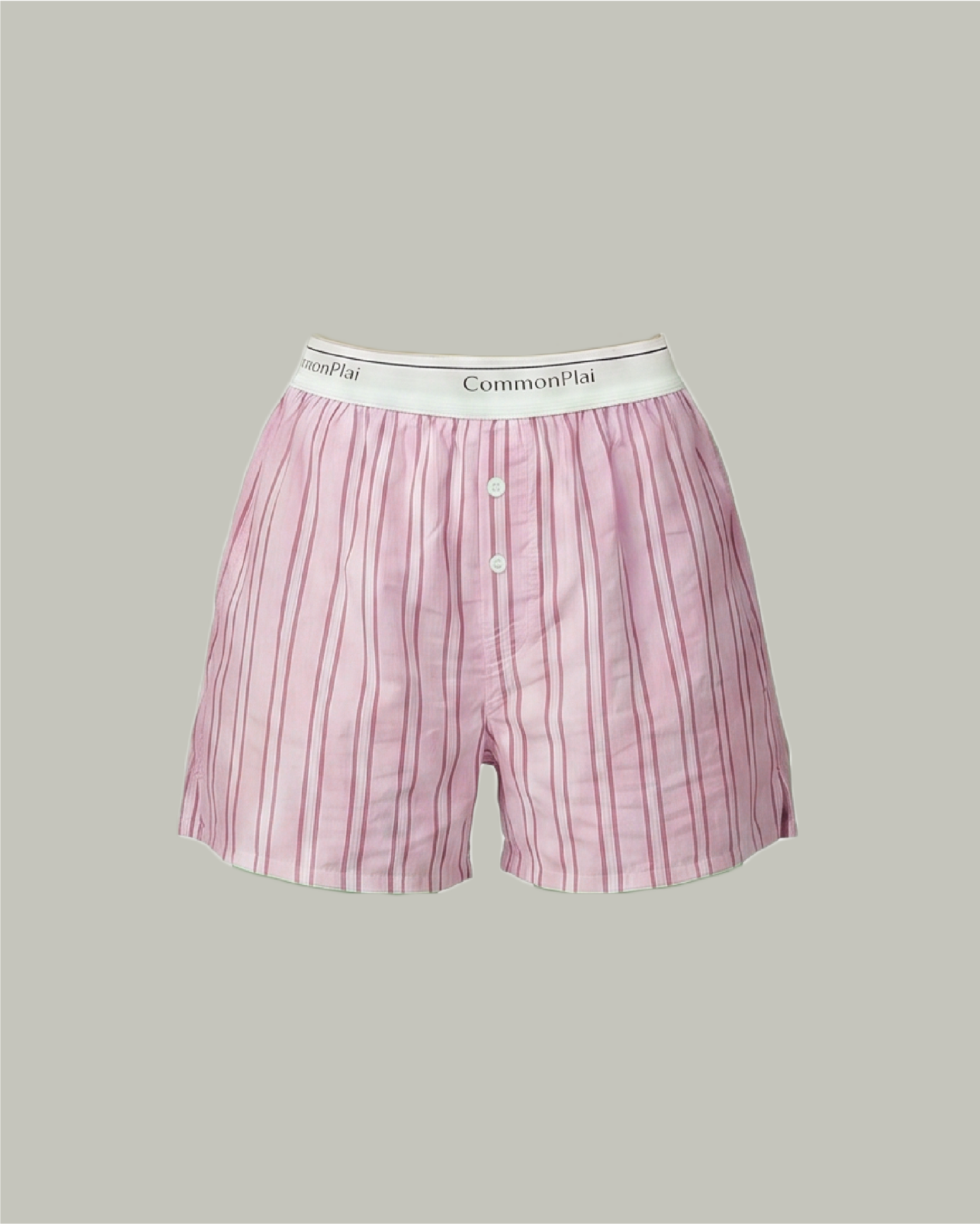 Sunday Boxer in Pink Stripes