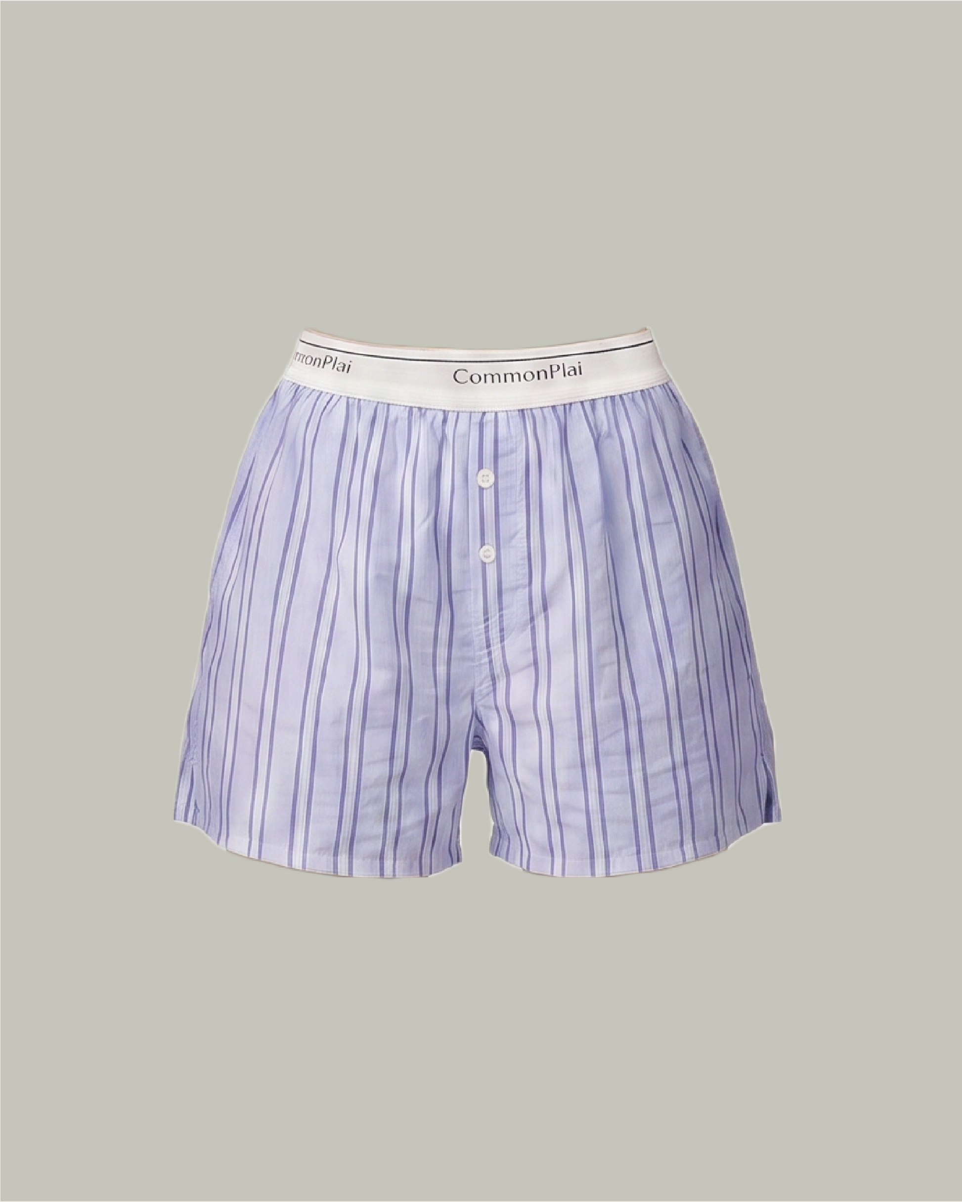 Sunday Boxer in Light Blue Stripes
