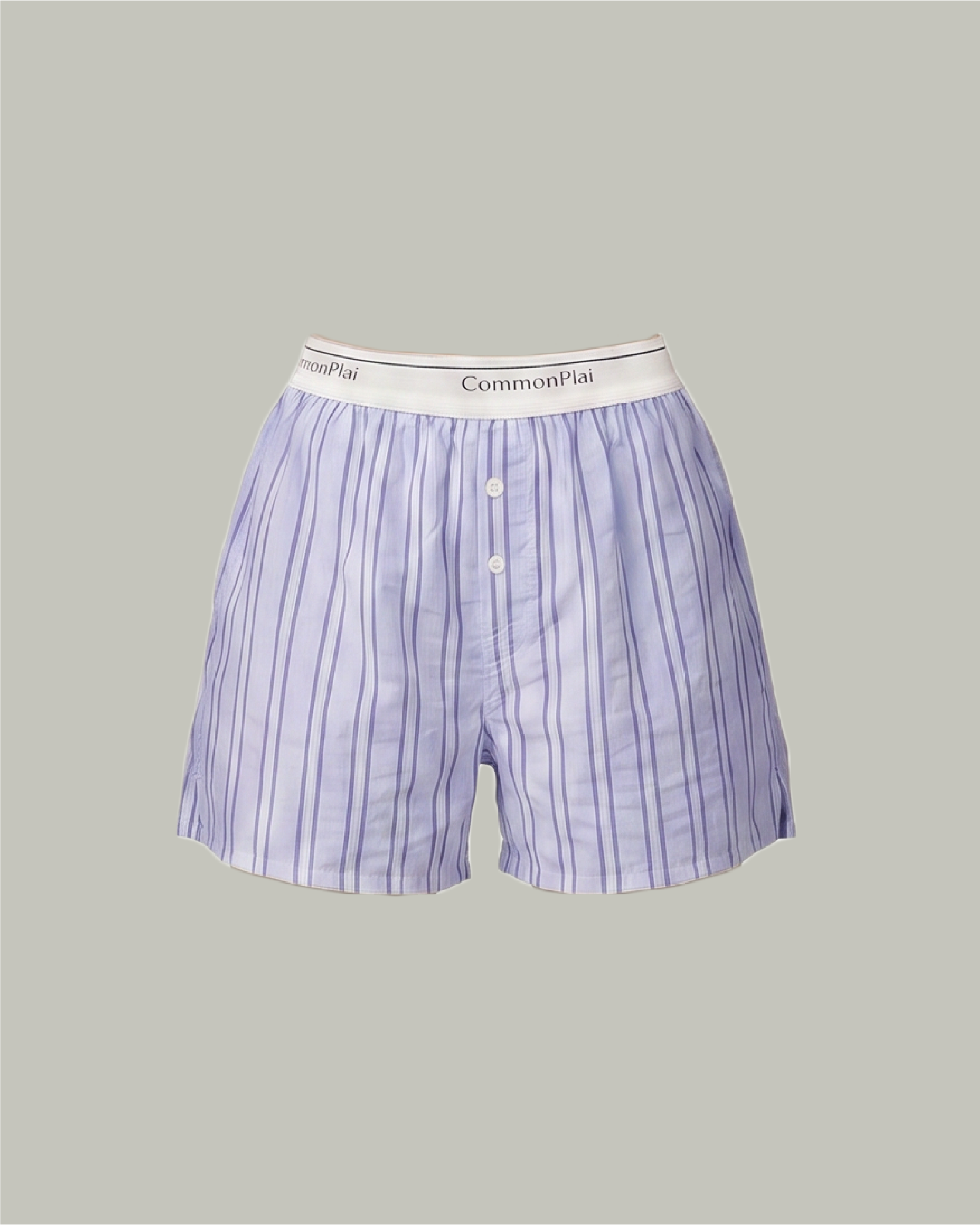 Sunday Boxer in Light Blue Stripes