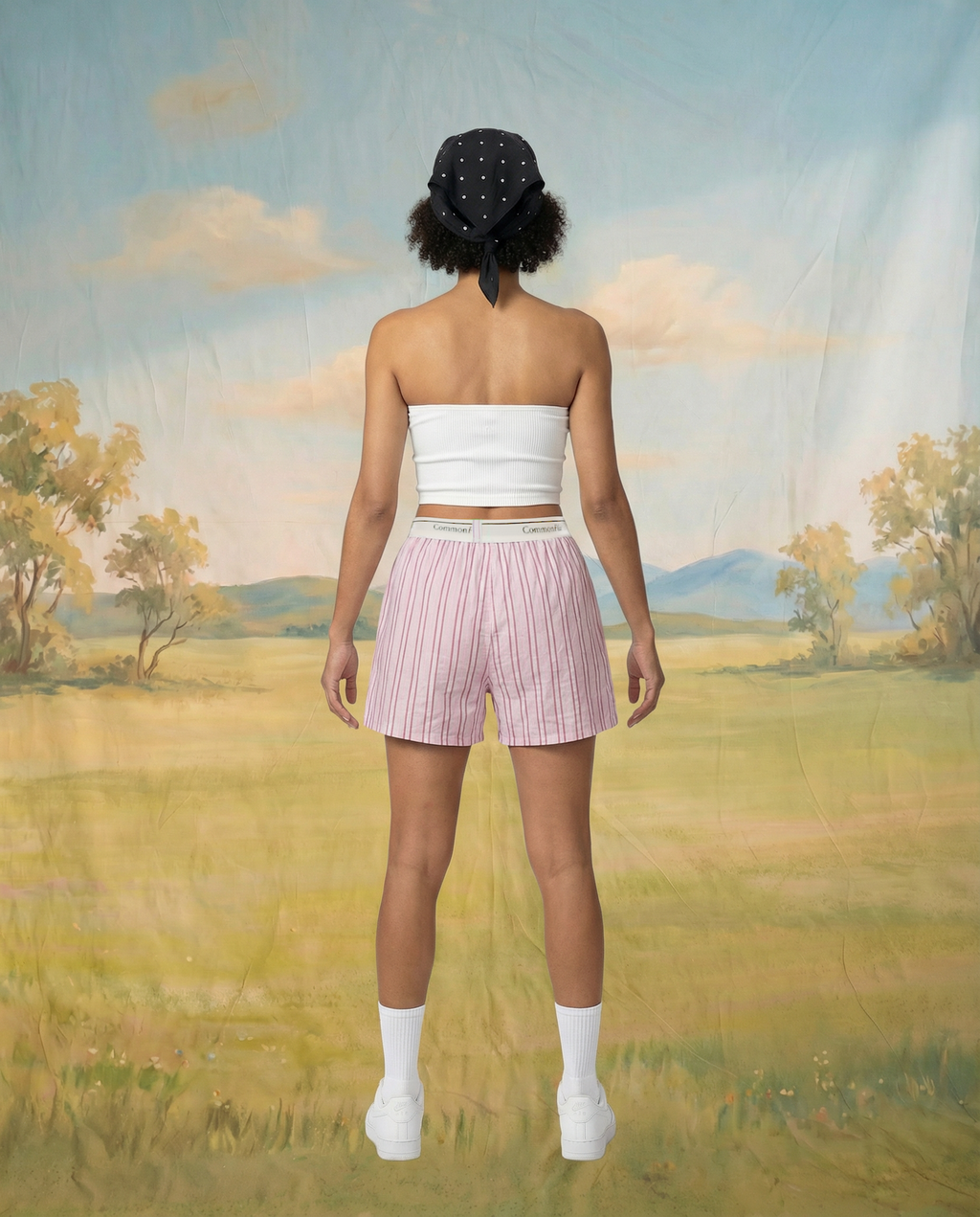 PSC x W10K: Sunday Boxer in Pink Stripes