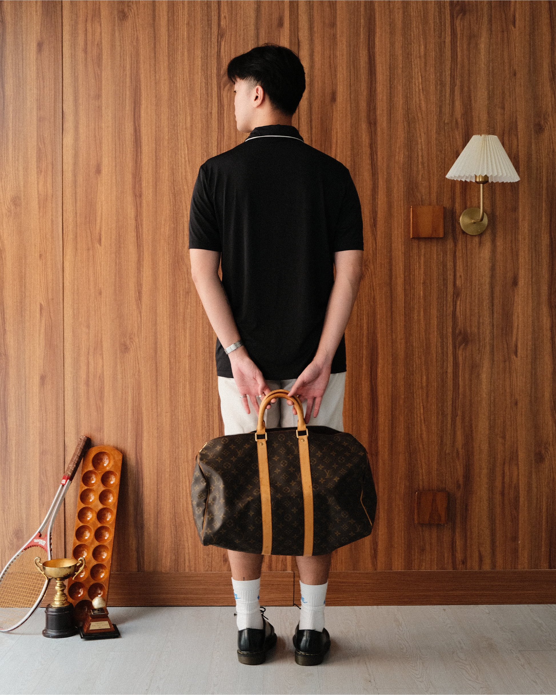 Men's Clubline Polo in Black