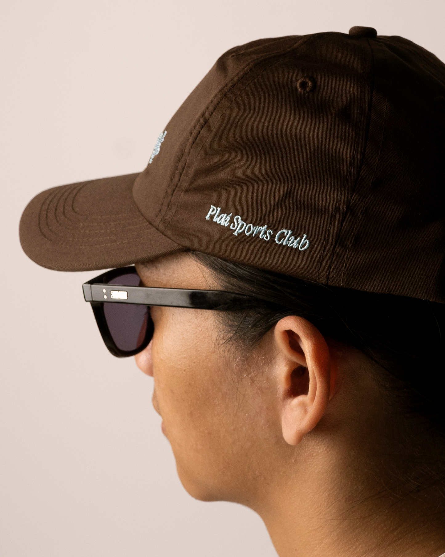 "Workoutholic" Cap in Dark Brown