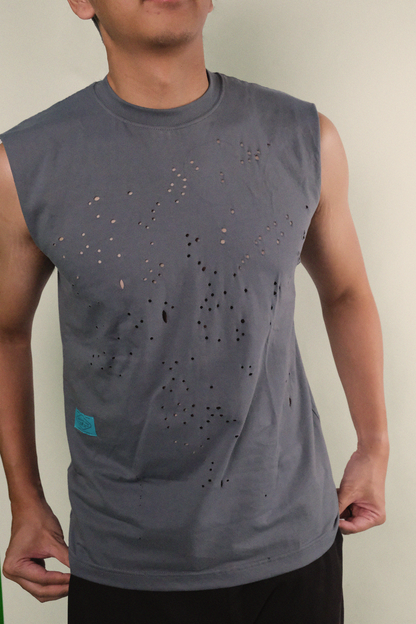 Unisex "Run Dept" Tank in Dark Grey