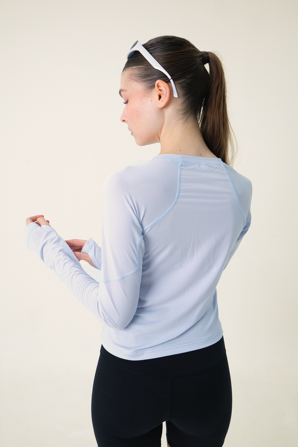 Women's Quick Dry Longsleeve in Light Blue