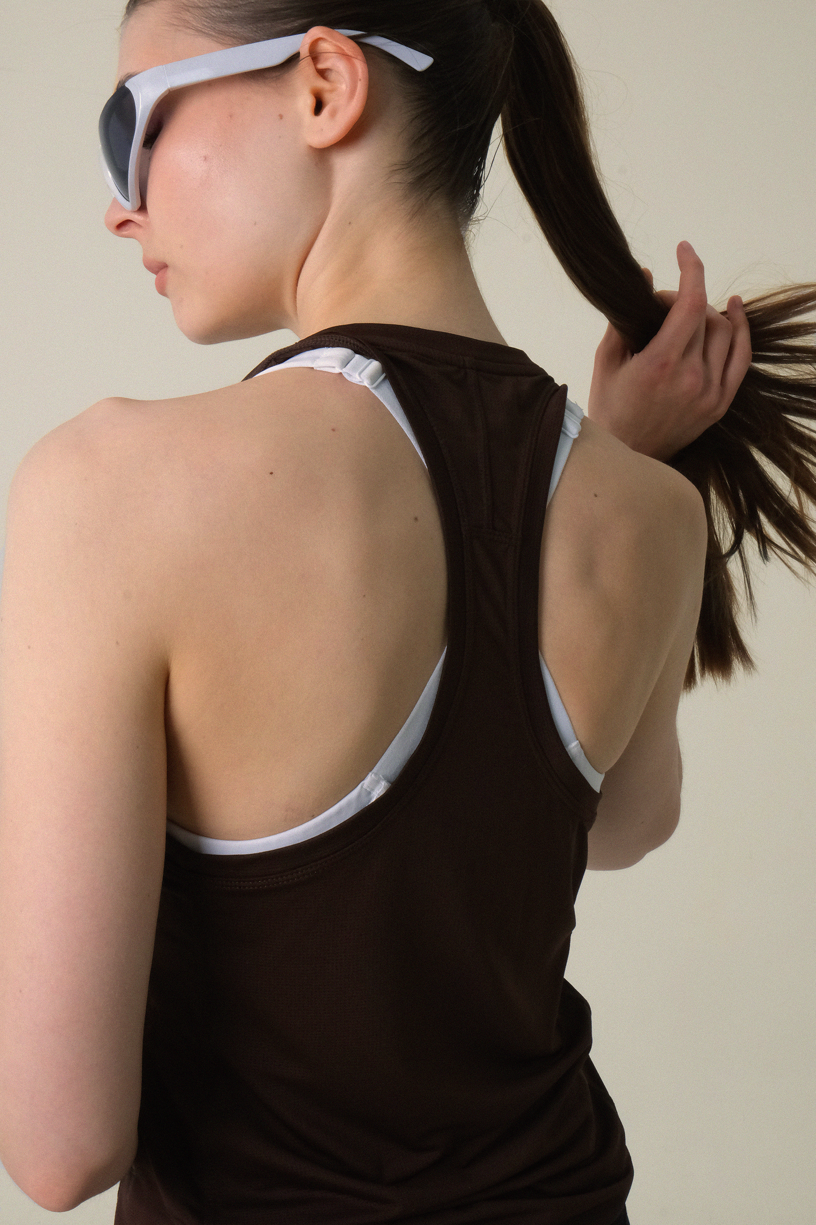 Women's Quick Dry Tank in Chocolate