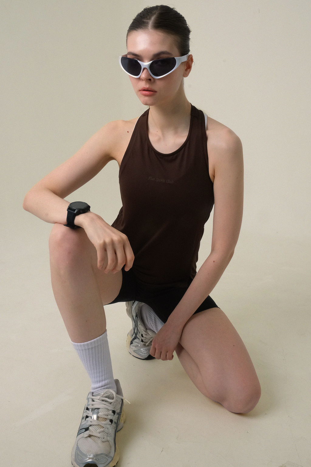 Women's Quick Dry Tank in Chocolate