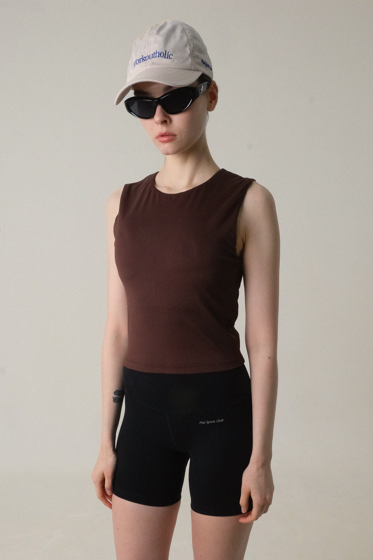 Backless Tank in Chocolate