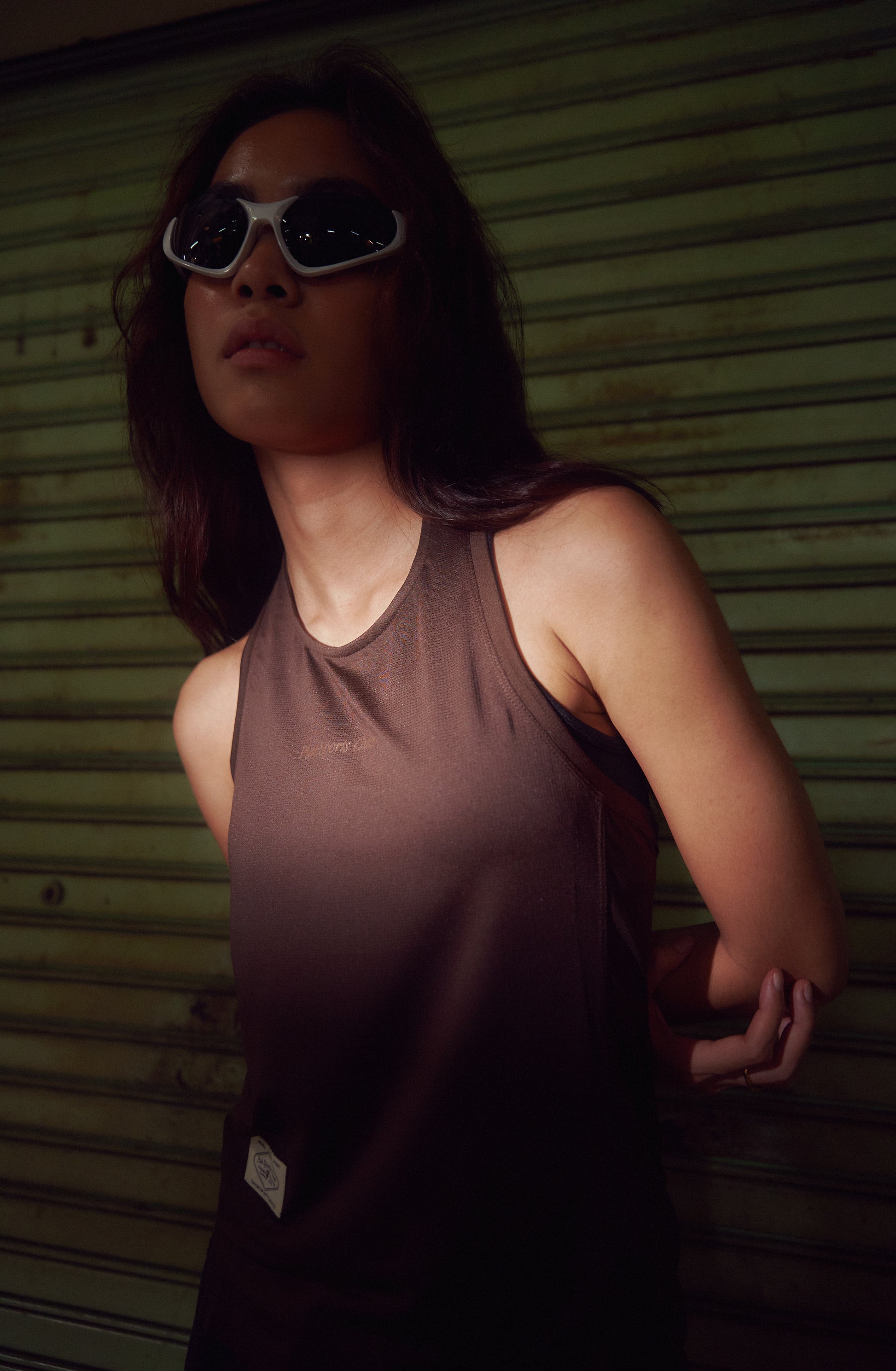Women's Quick Dry Tank in Chocolate