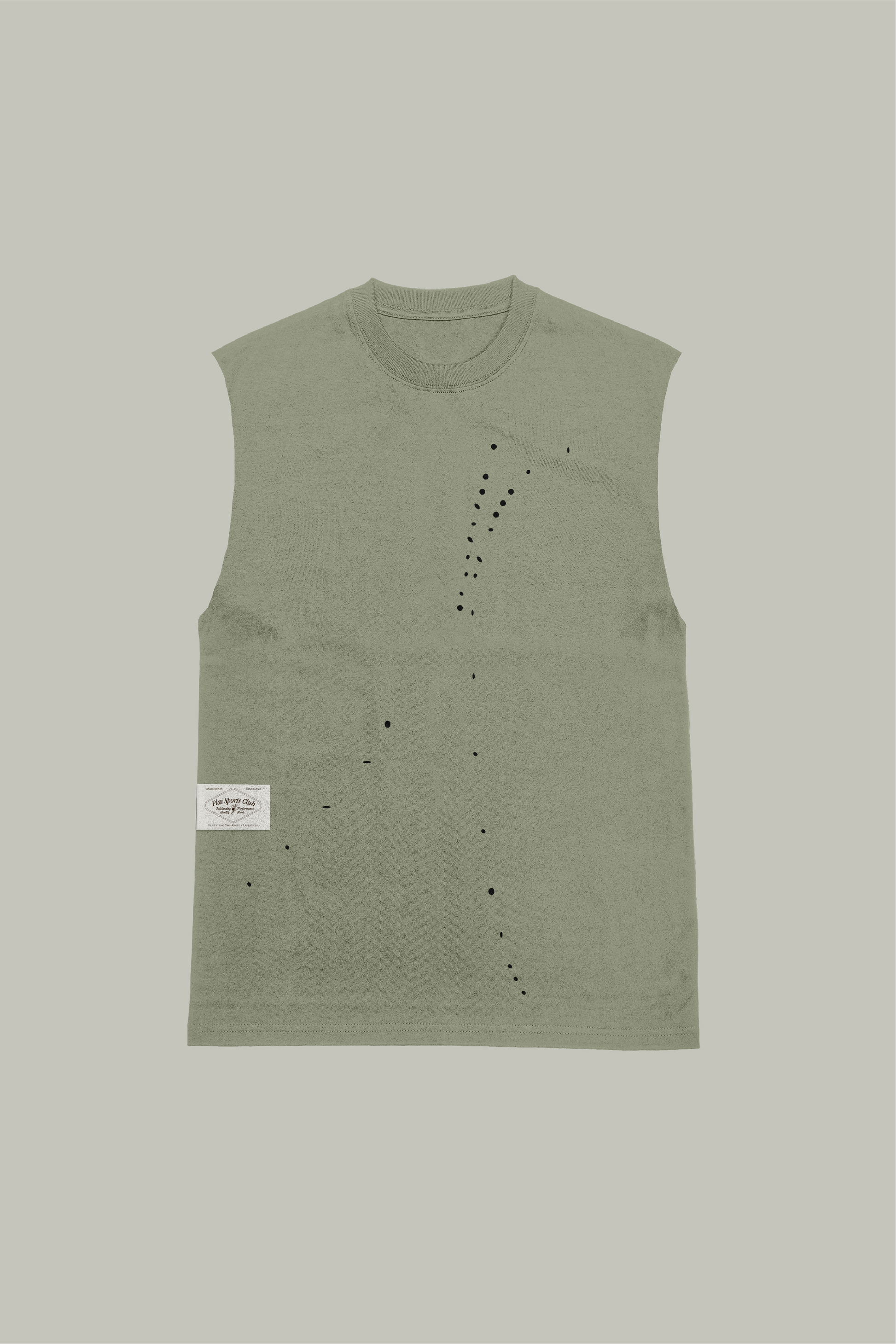 Unisex "Run Dept" Tank in Sage Green