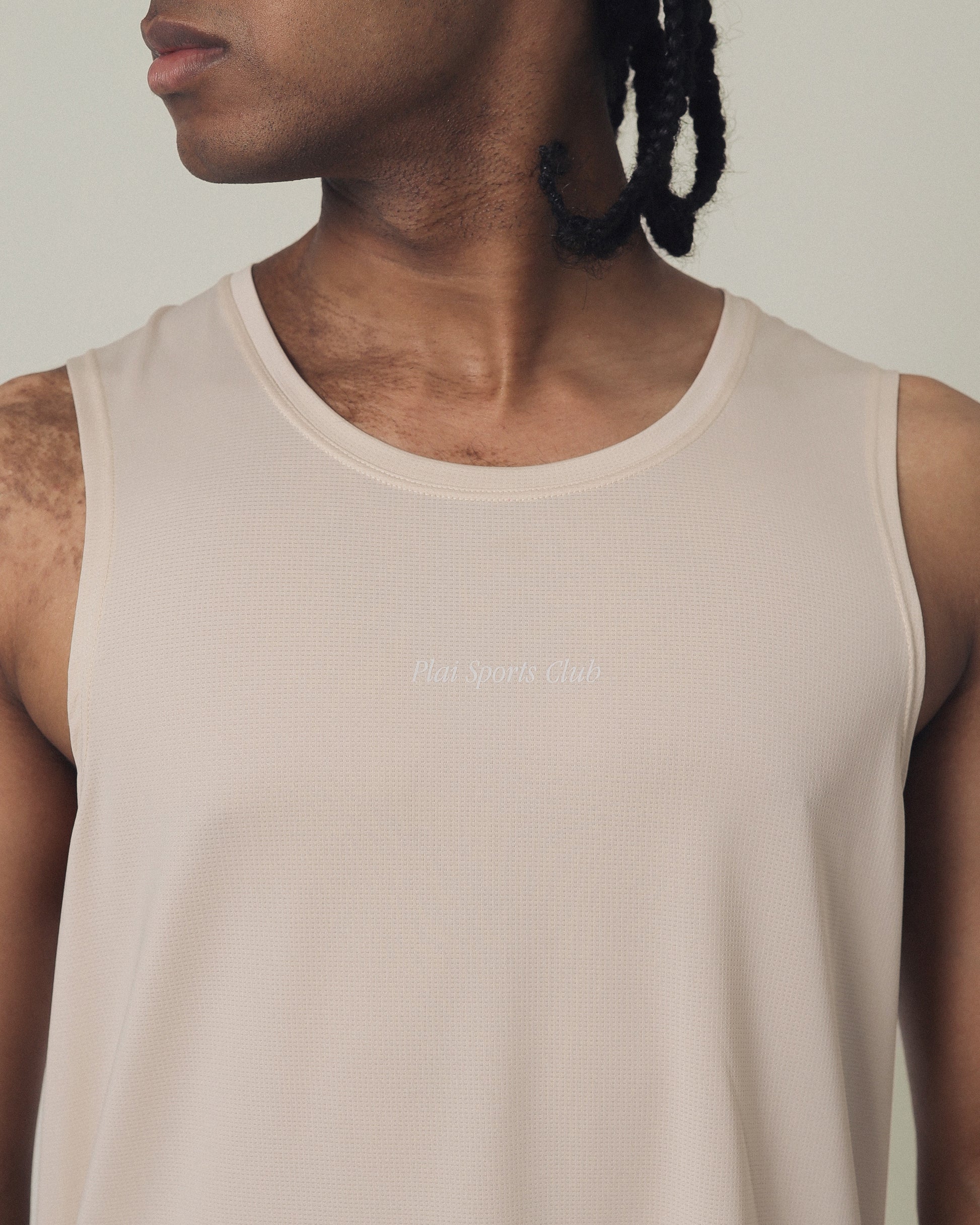 Men's Quick Dry Tank in Sand