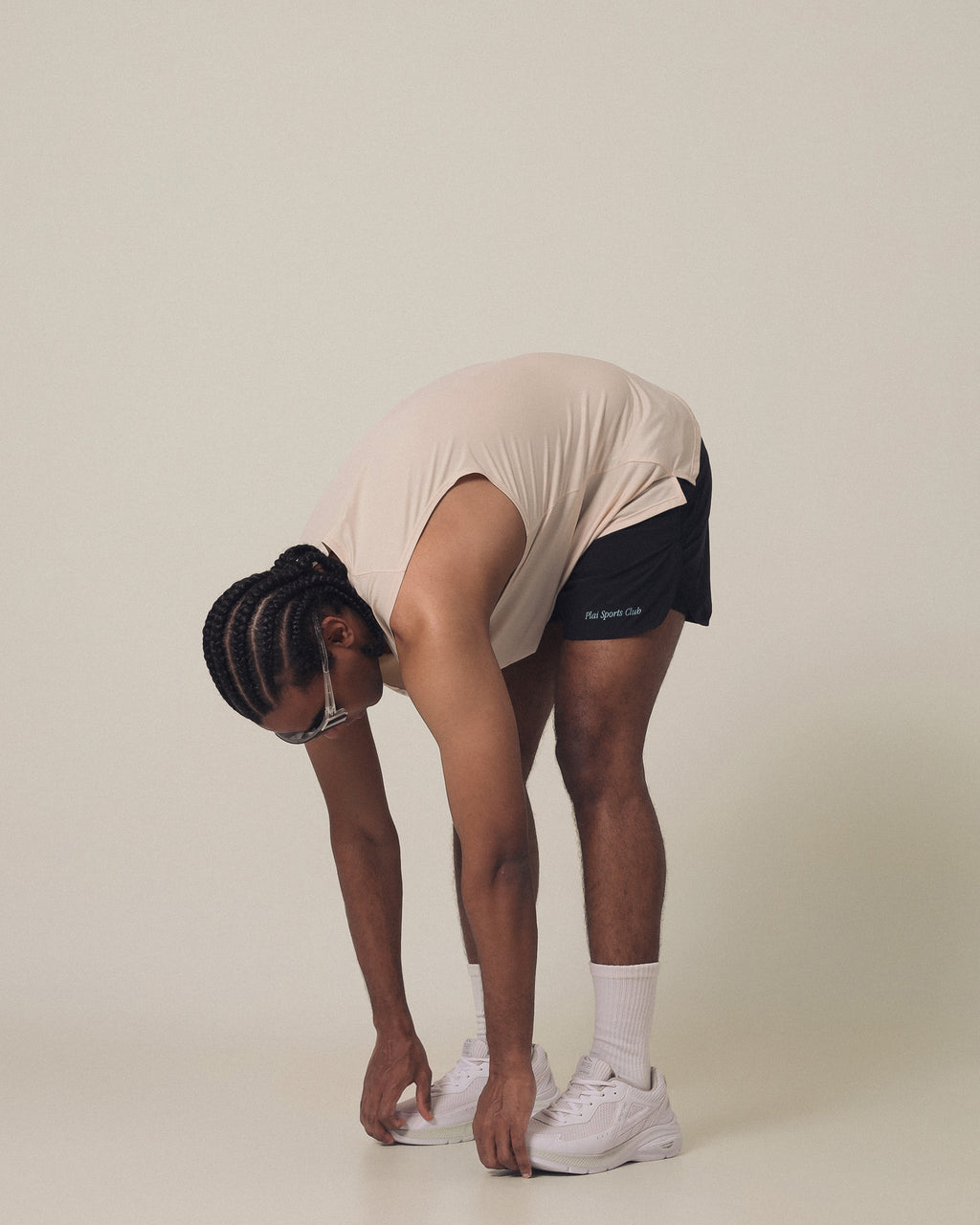 Men's Quick Dry Tank in Sand