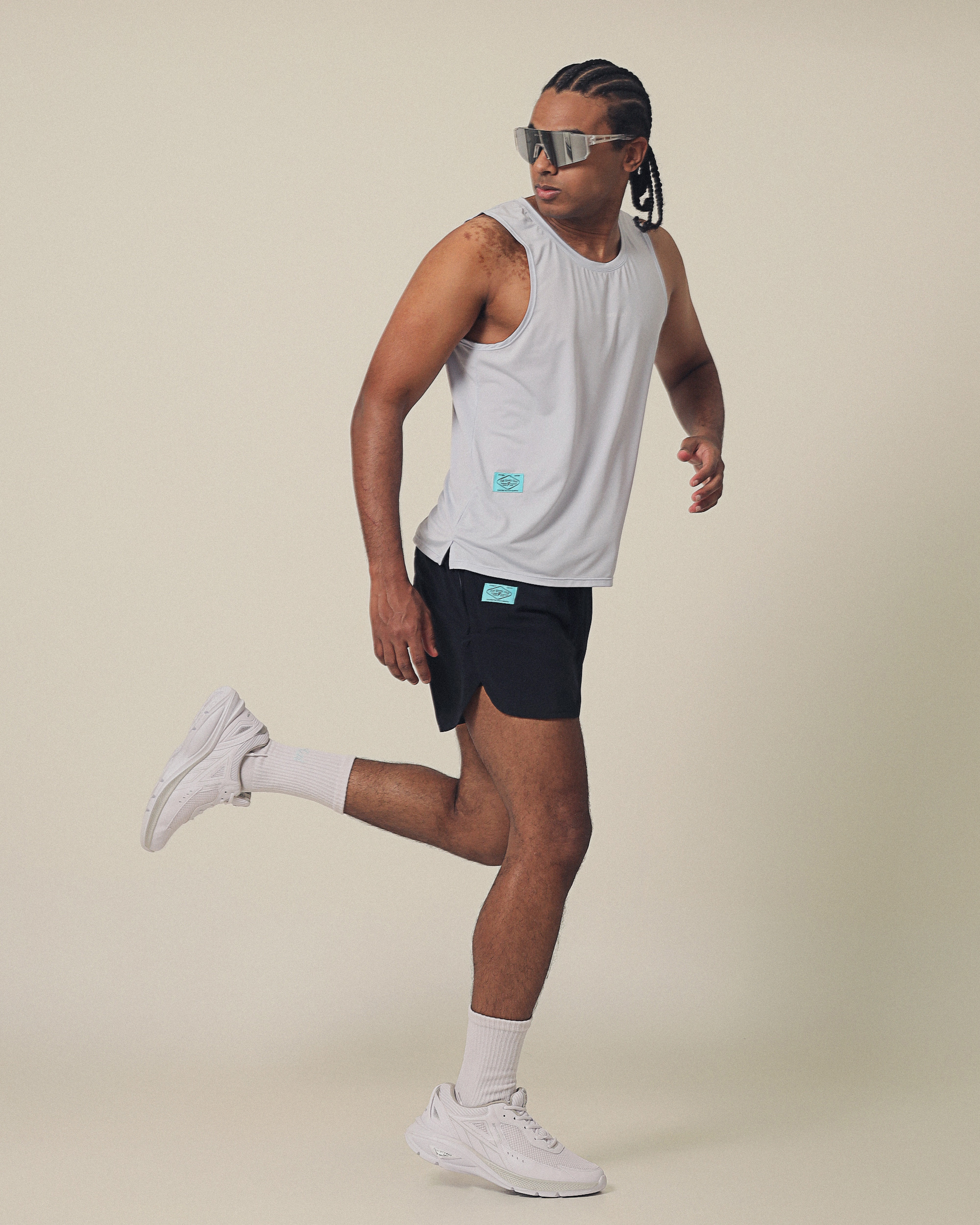 Men's Quick Dry Tank in Light Blue