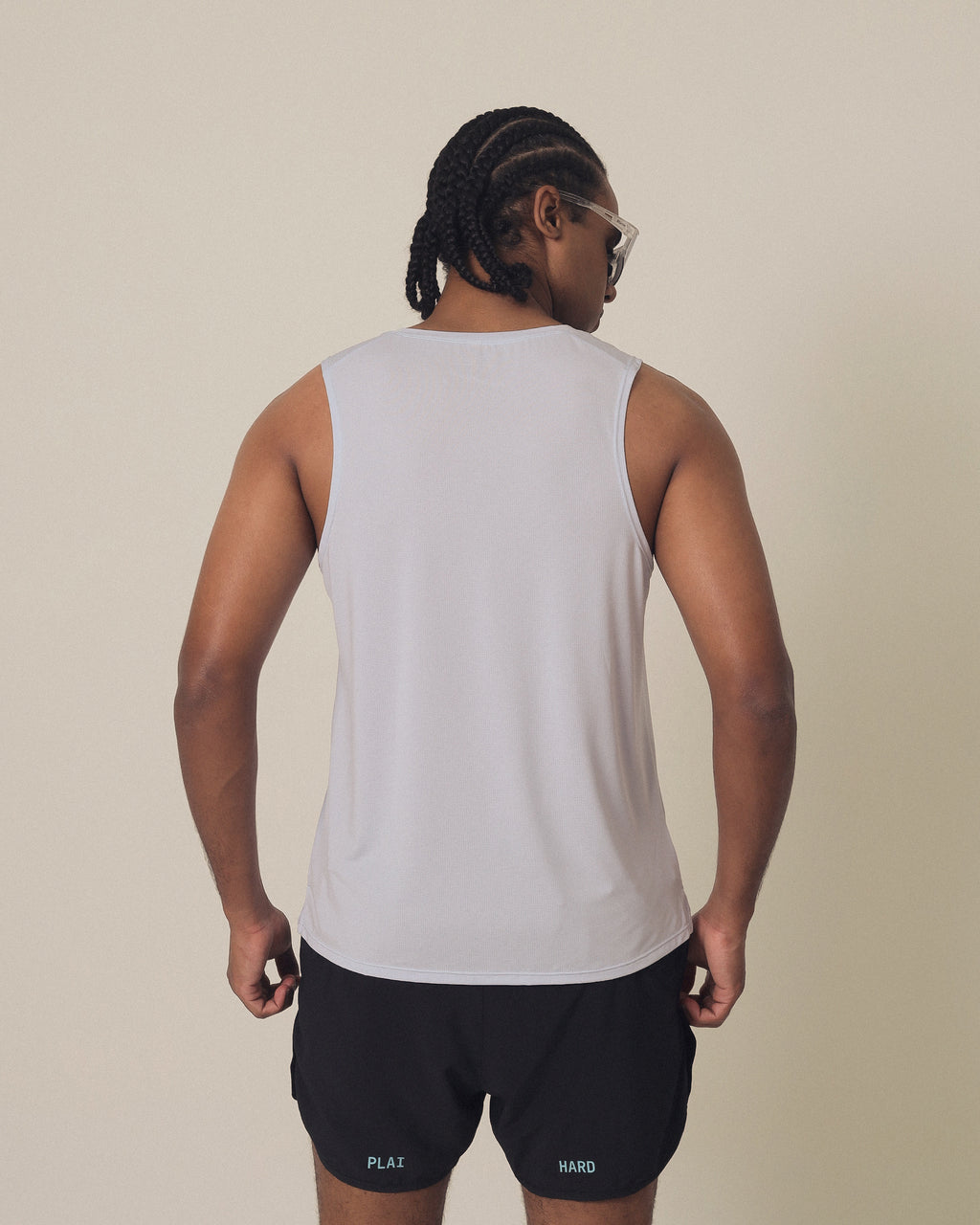 Men's Quick Dry Tank in Light Blue