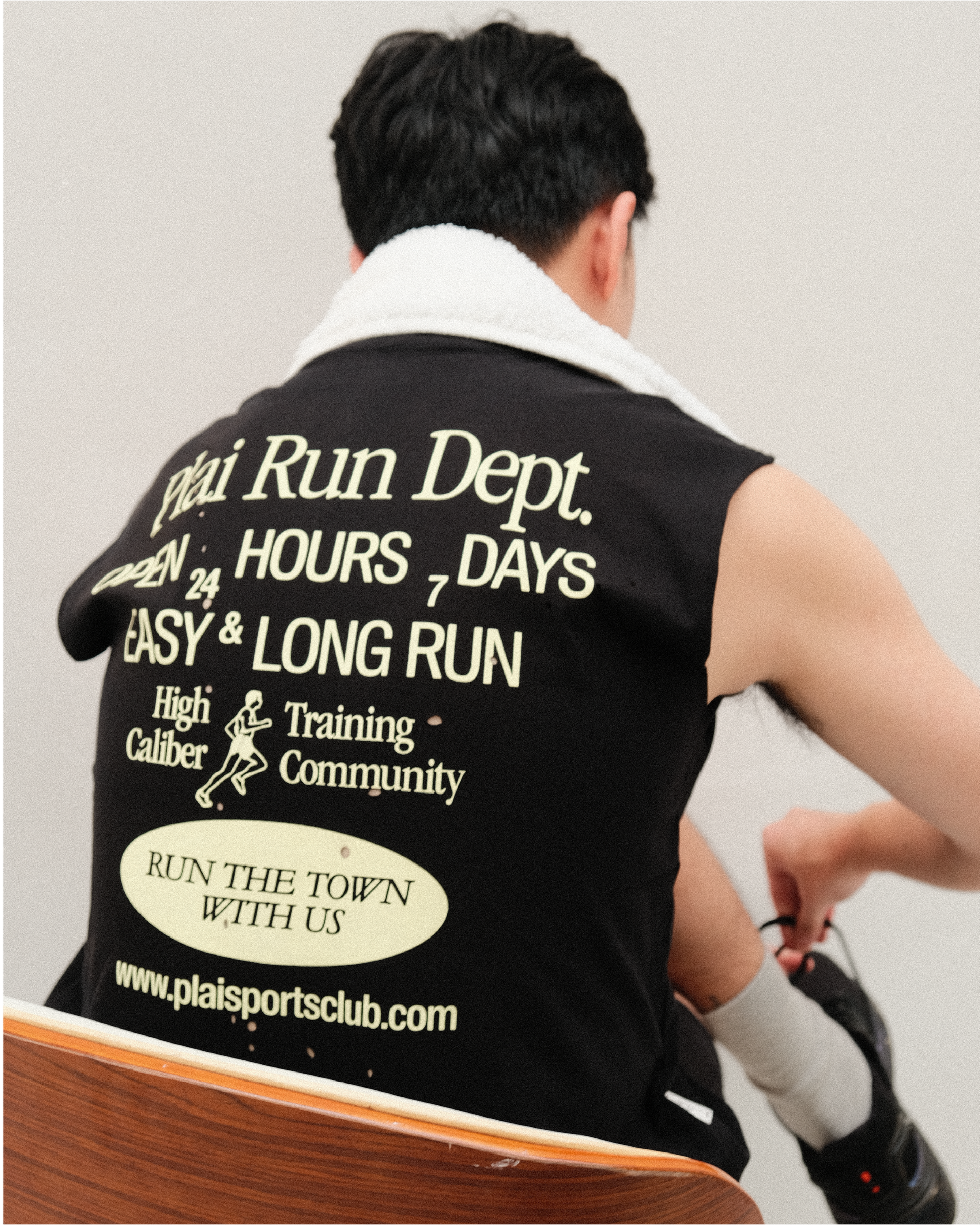 Unisex "Run Dept" Tank in Black