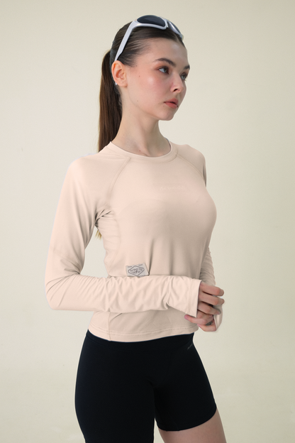 Women's Quick Dry Longsleeve in Sand