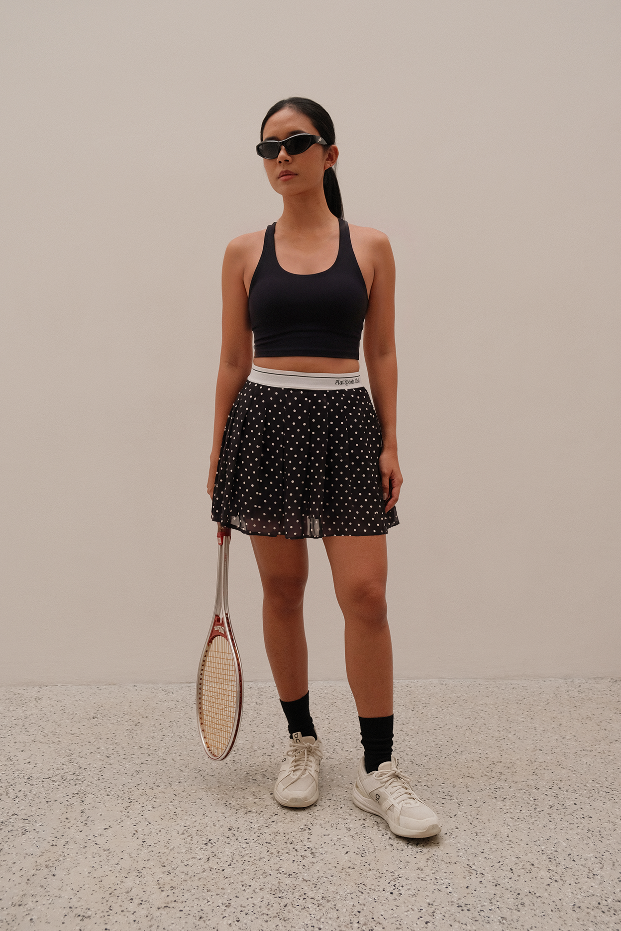 Polkadot Skirt with Inner Shorts