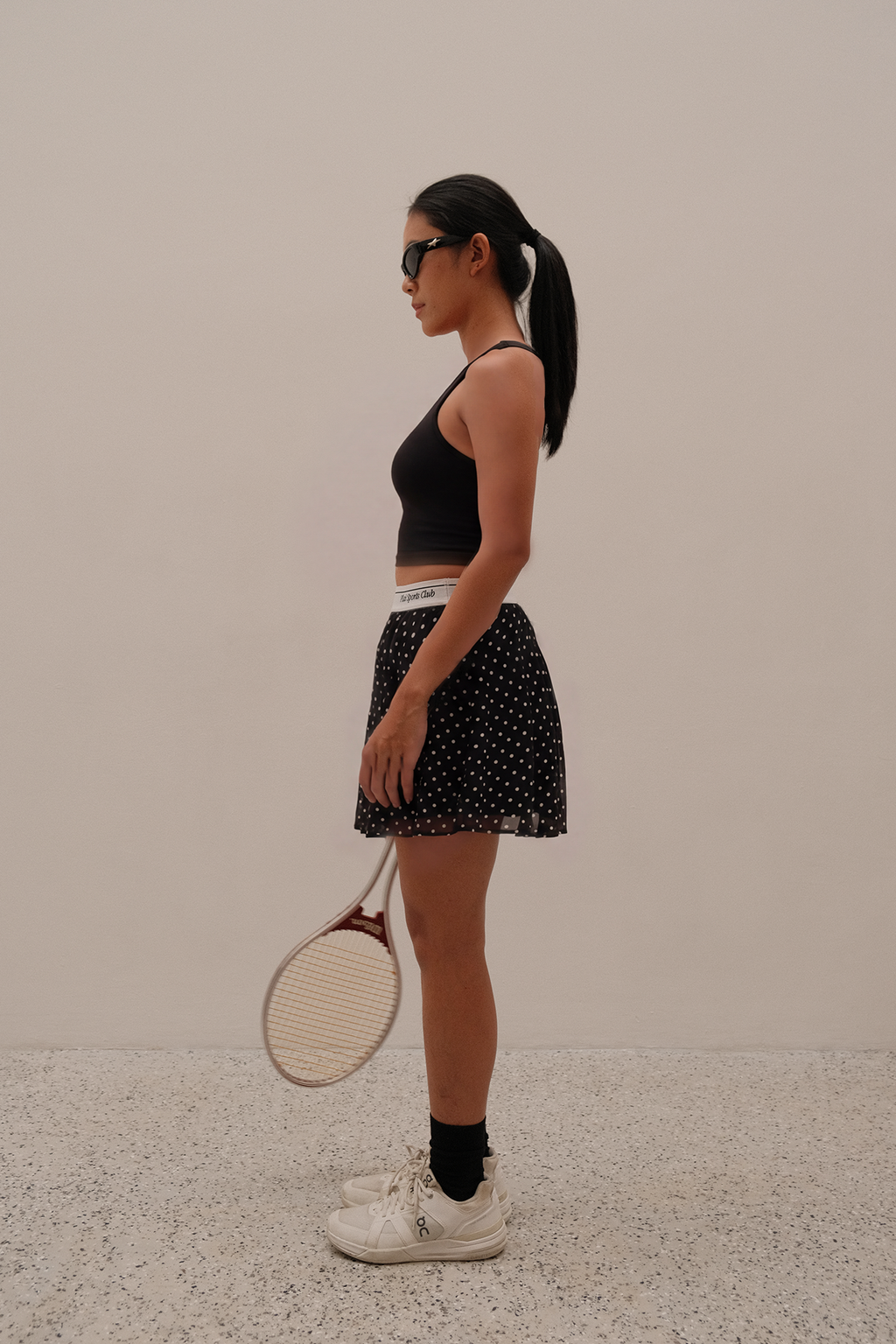 Polkadot Skirt with Inner Shorts