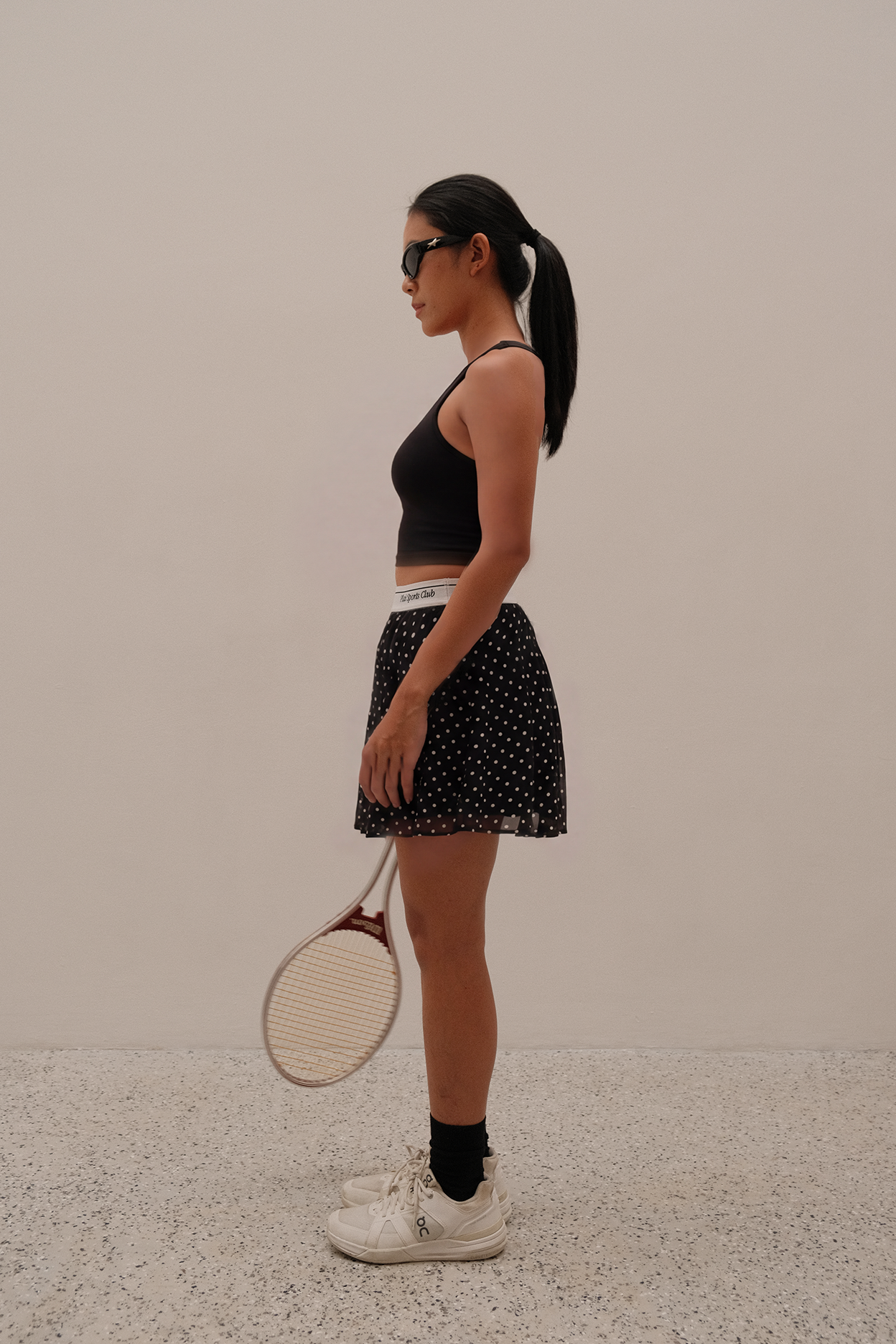 Polkadot Skirt with Inner Shorts