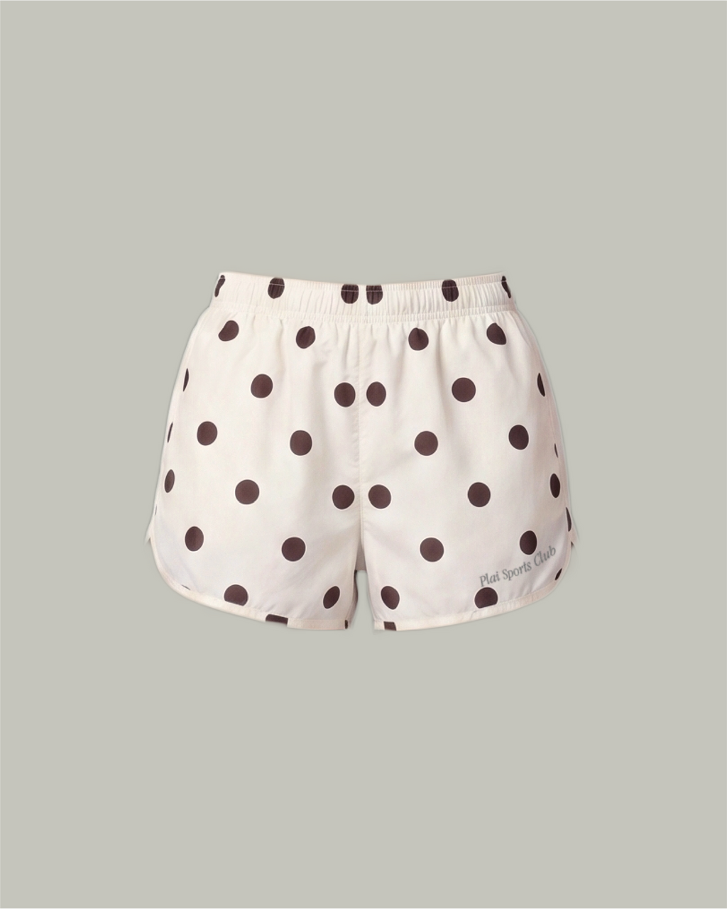 Sprint Shorts in White Dots