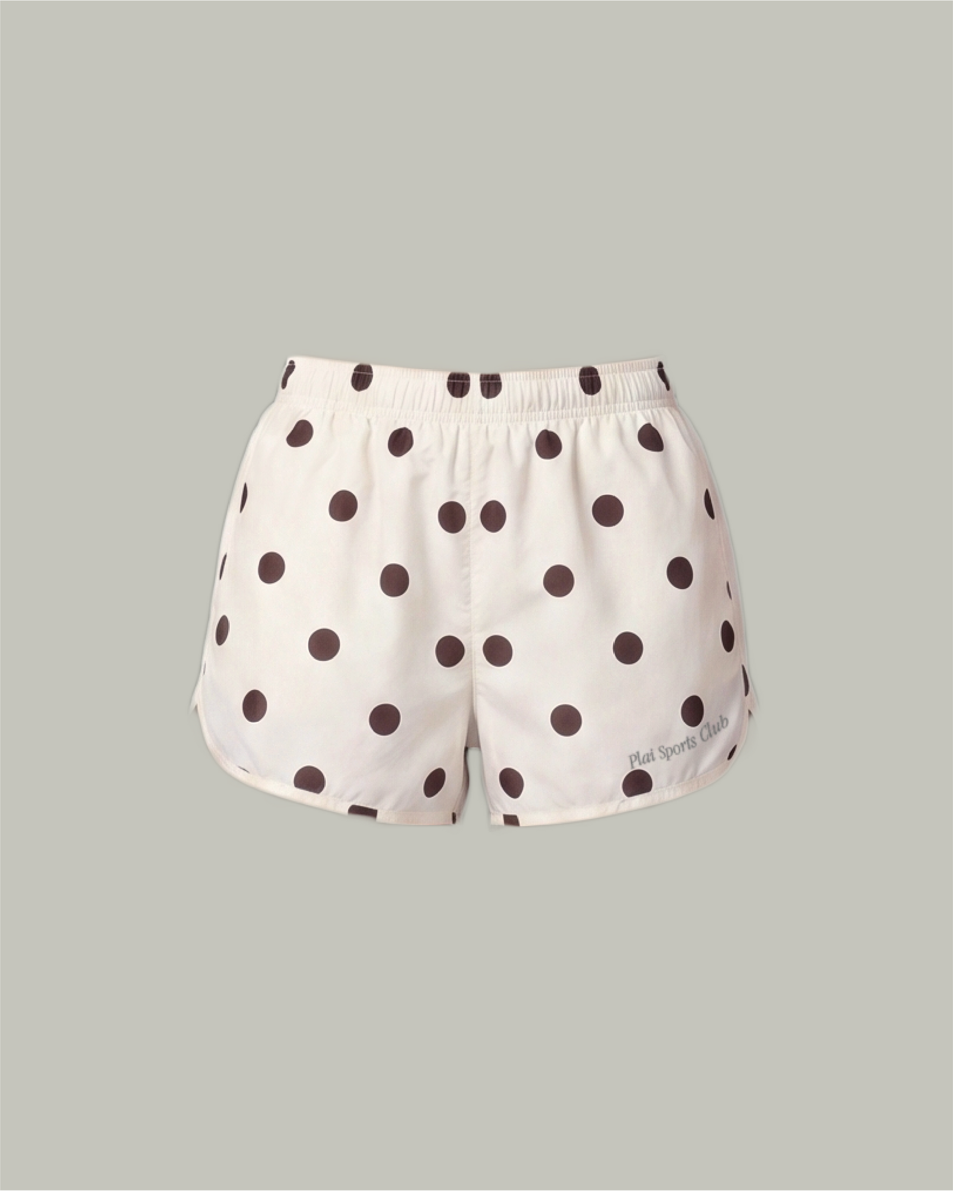 Sprint Shorts in White Dots