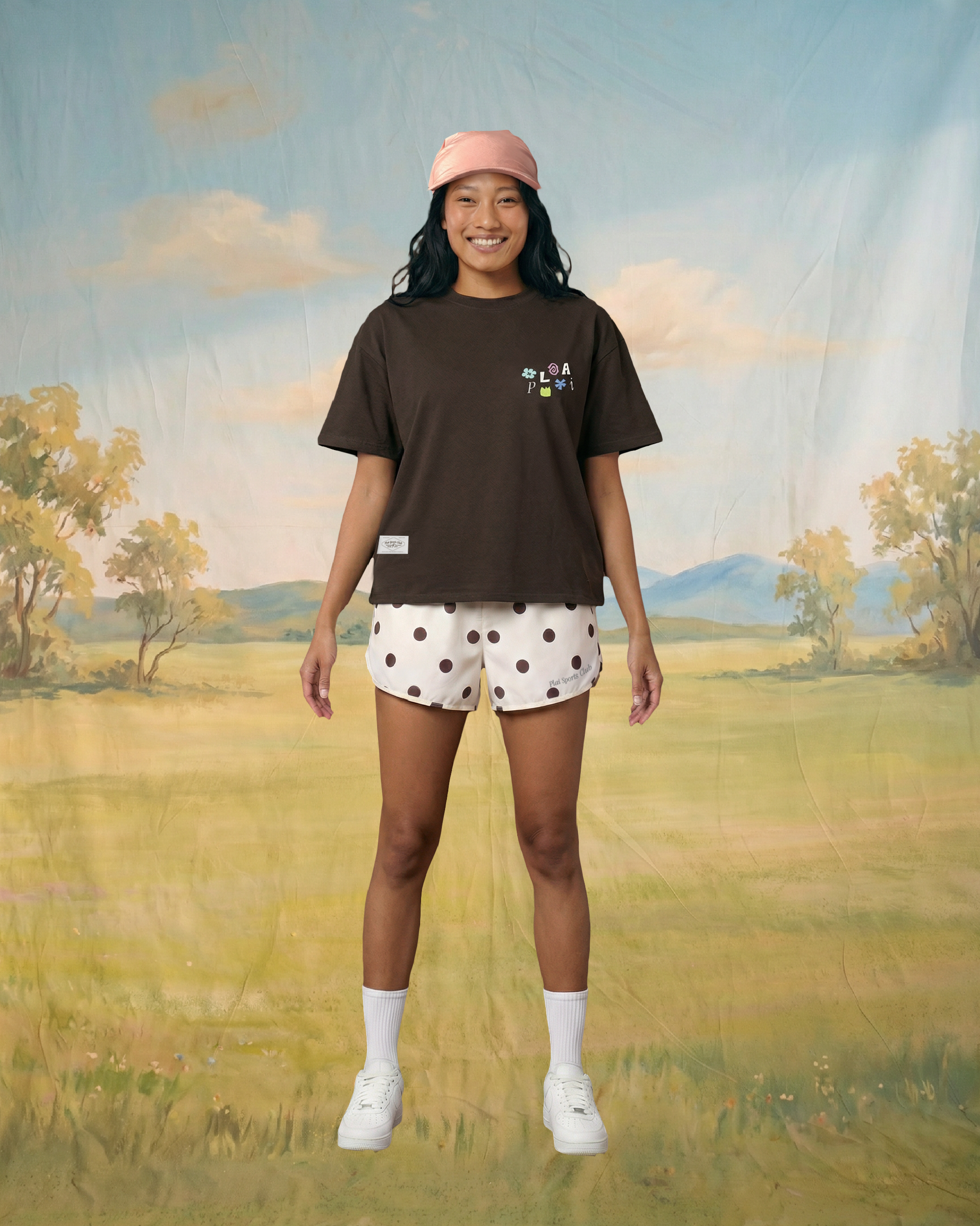 PSC x W10K: Lace Up Tee in Chocolate