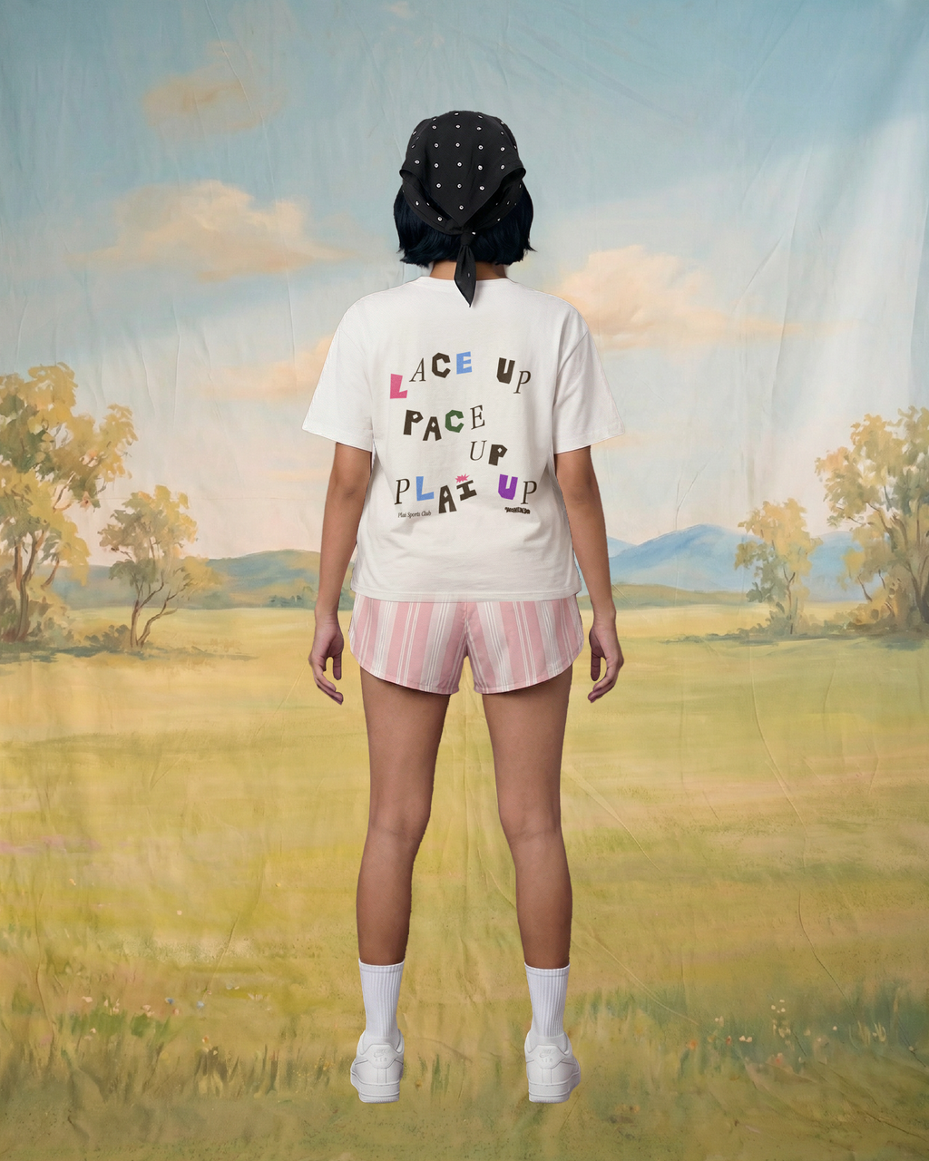 PSC x W10K: Lace Up Tee in White