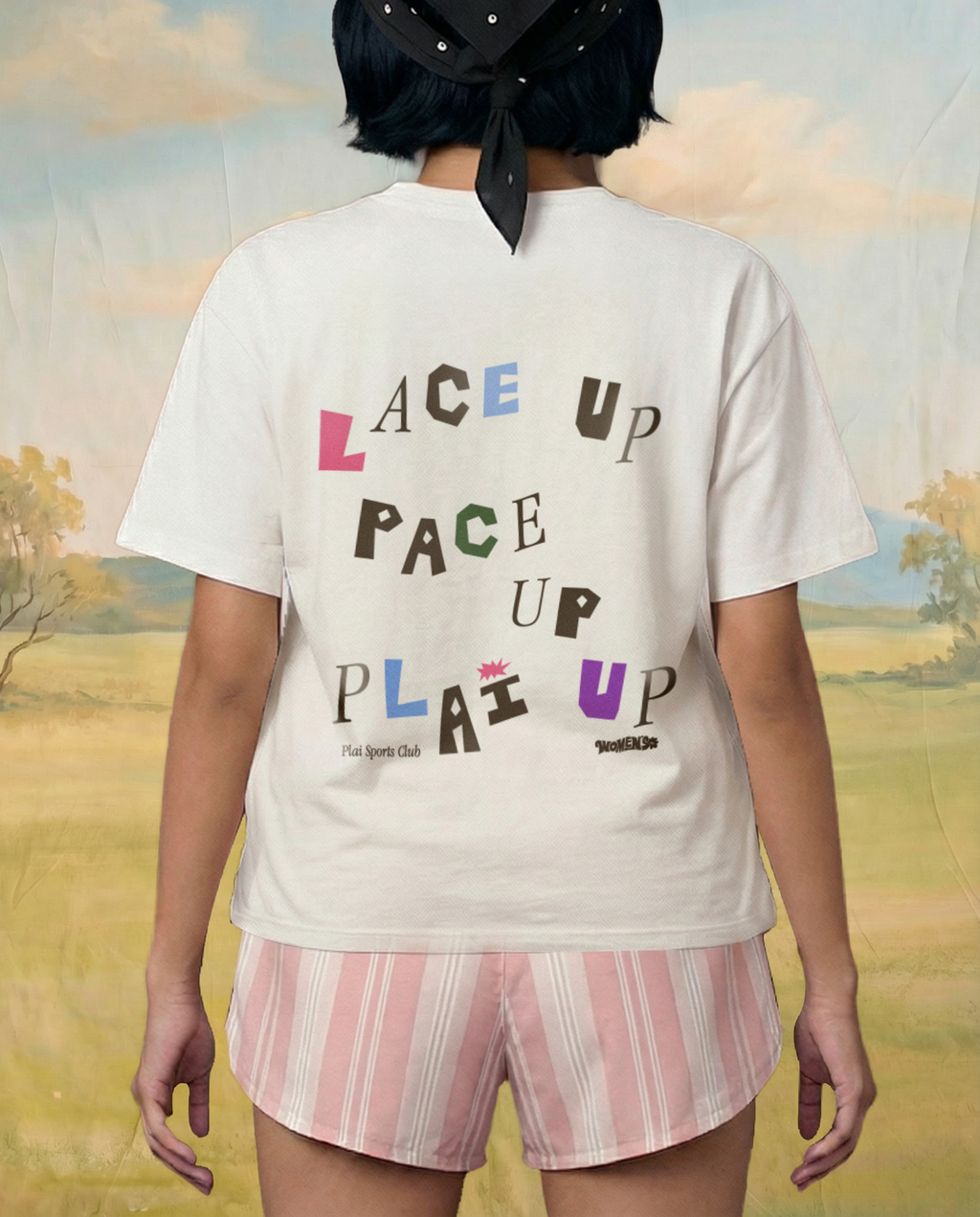 PSC x W10K: Lace Up Tee in White