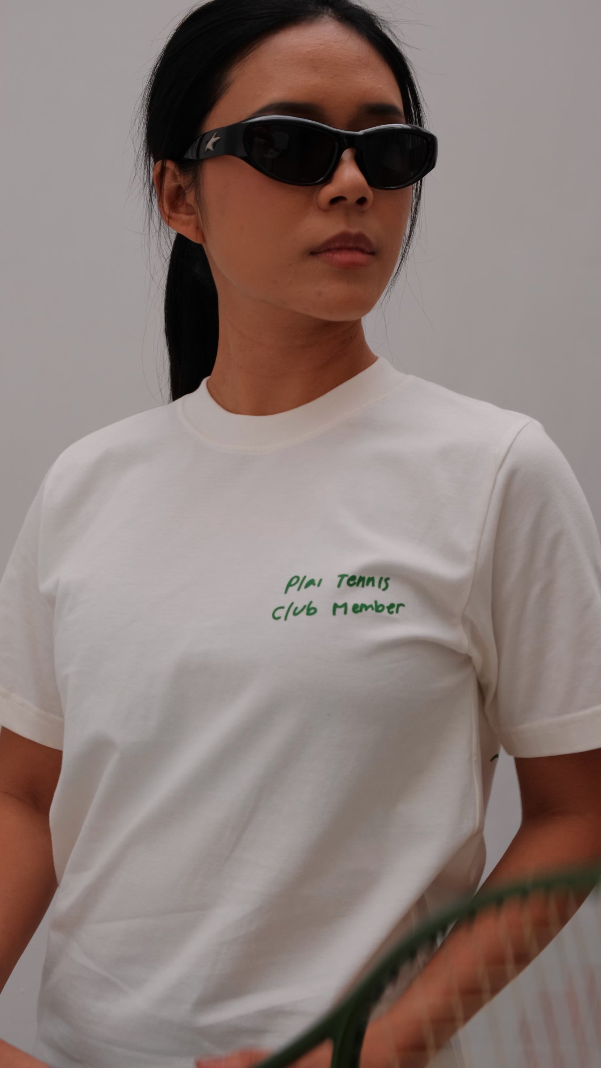 Unisex "Tennis Club" Shirt in Broken White