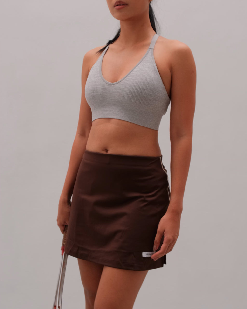 Court Skirt in Chocolate