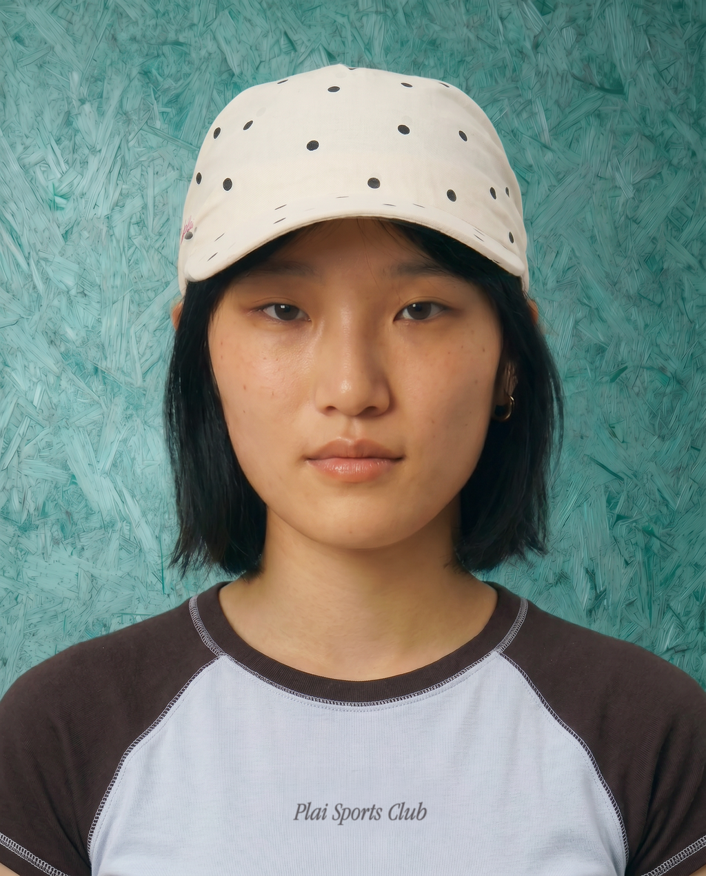 Runaway Cap 2.0 in White Dots