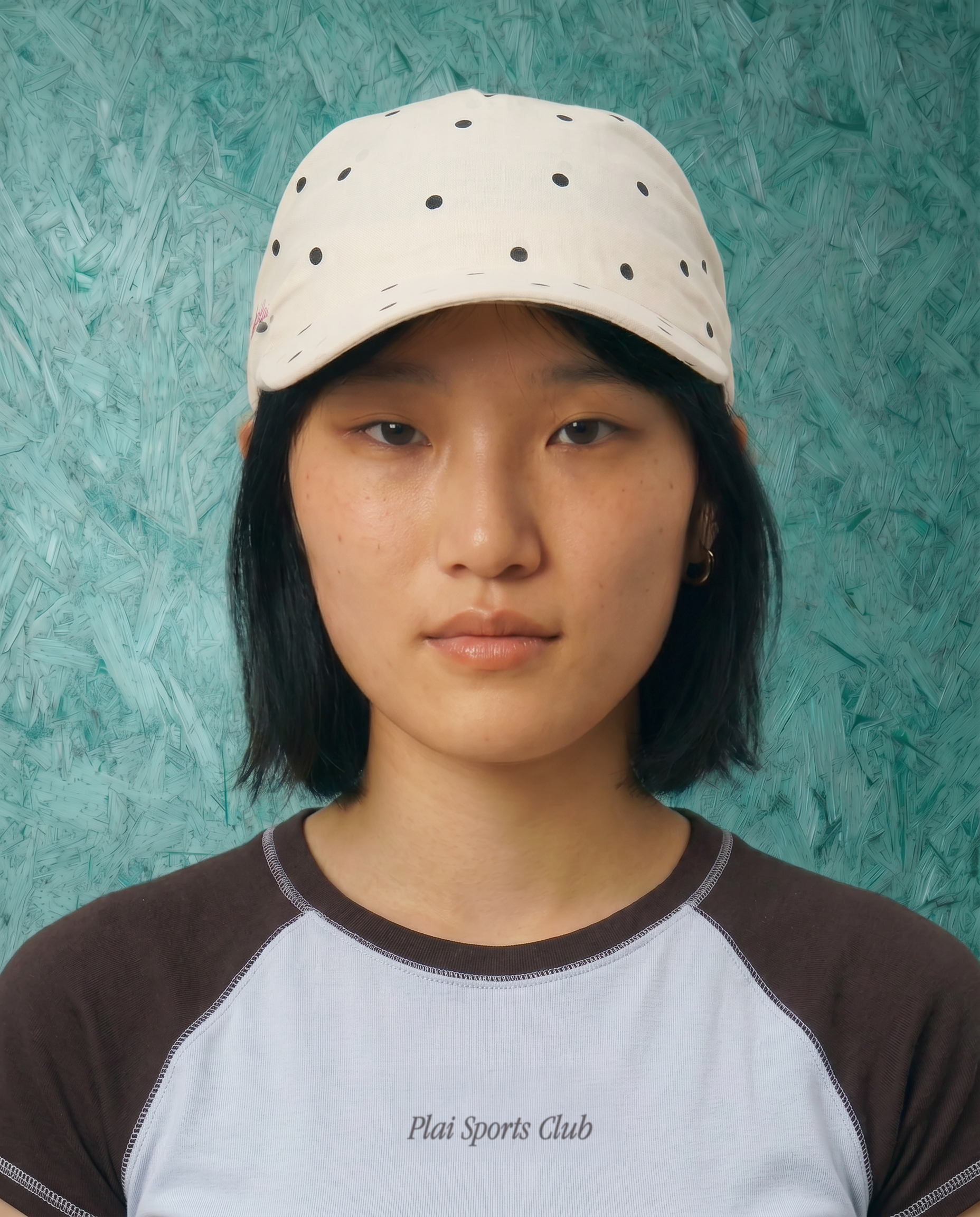 Runaway Cap 2.0 in White Dots